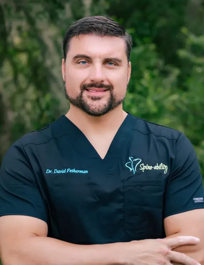 Dr. David Fetherman DC and Dr. Marissa Fetherman DC co-owners of Spine-Ability Apollo Beach FL