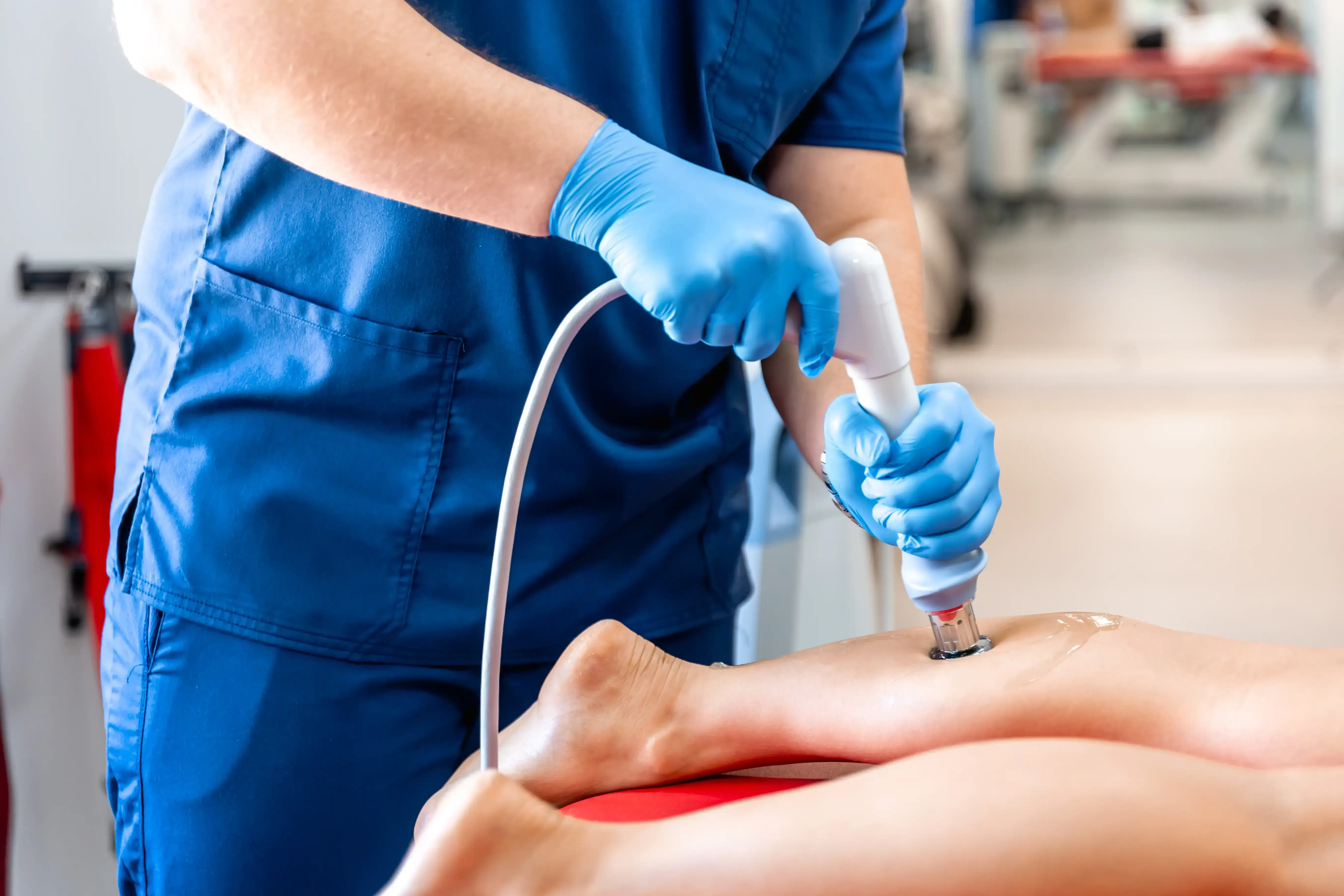 Therapeutic ultrasound treatment at Spine-Ability in Apollo Beach and Riverview FL